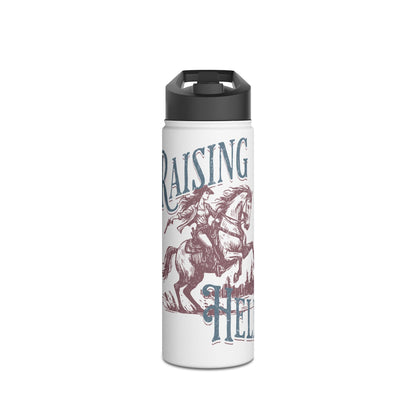 Raising Hell - Stainless Steel Water Bottle, Standard Lid