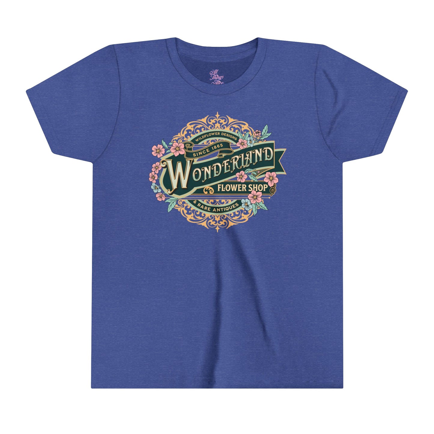 Wonderland Flower Shop - Youth Short Sleeve Tee