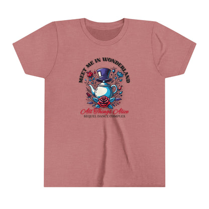 Meet Me In Wonderland -- Youth Short Sleeve Tee