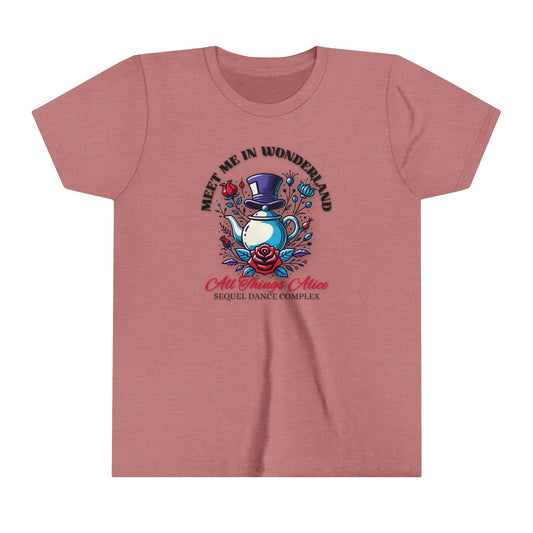 Meet Me In Wonderland -- Youth Short Sleeve Tee