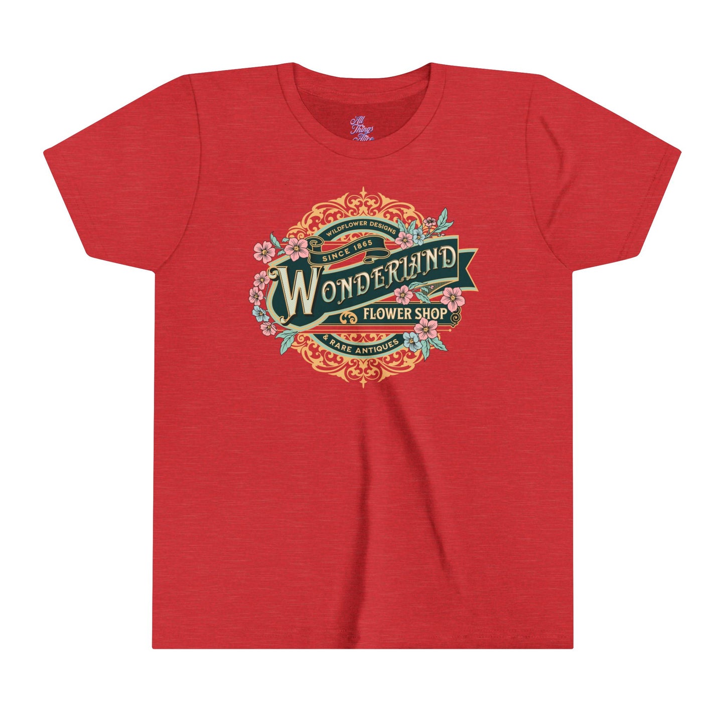 Wonderland Flower Shop - Youth Short Sleeve Tee