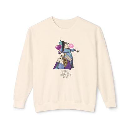 Bubblegum queen Comfort Colors Unisex Lightweight Crewneck Sweatshirt