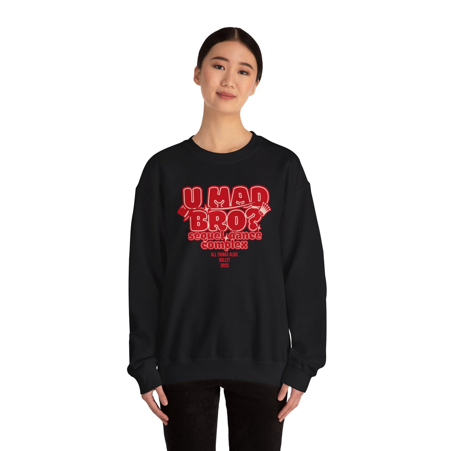 You Mad Bro? - All Things Alice - Unisex Heavy Blend™ Crewneck Sweatshirt