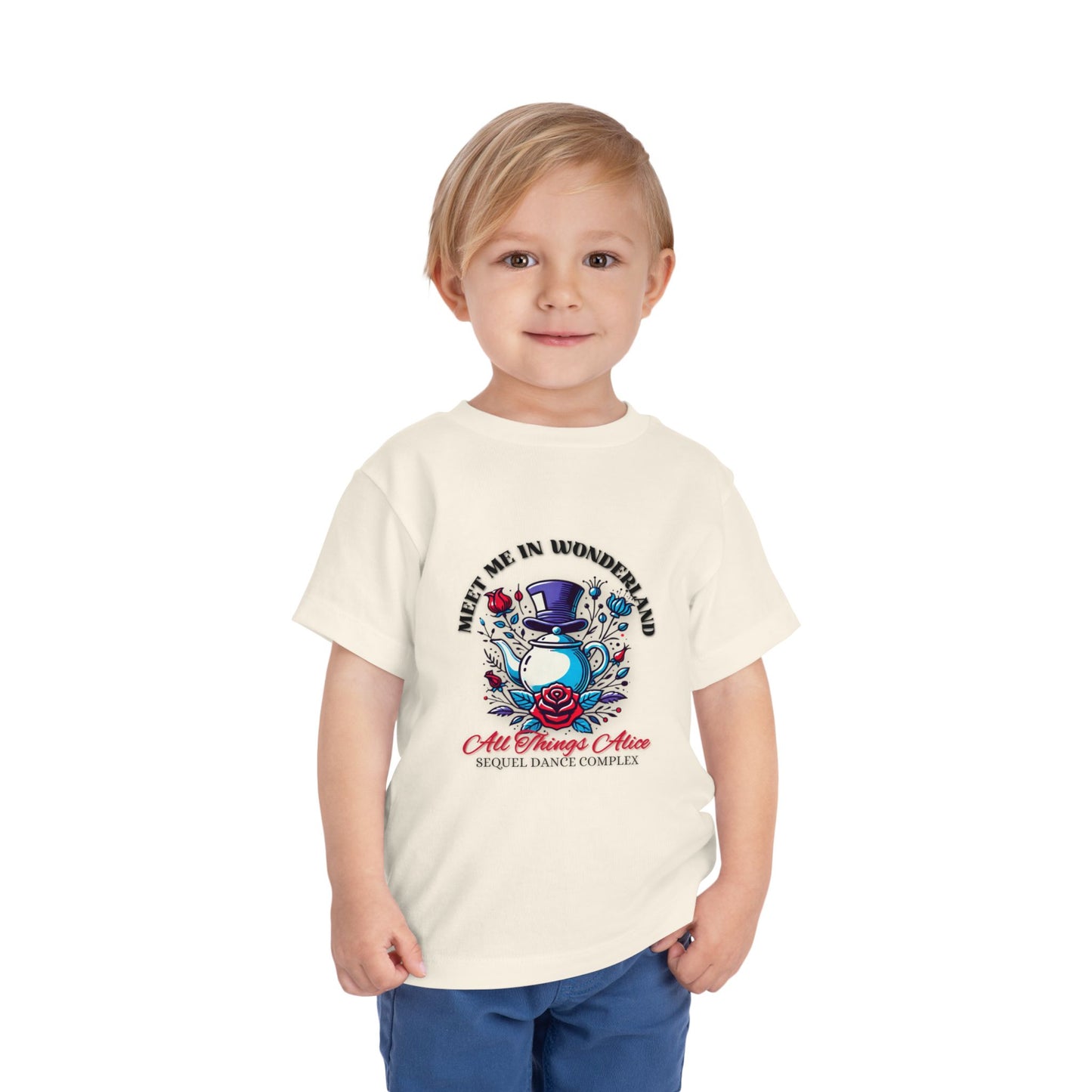 Meet Me In Wonderland - Toddler Short Sleeve Tee