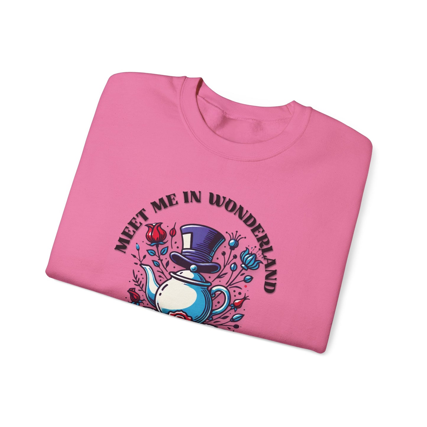 Meet Me In Wonderland - Gildan 18000 Sweatshirt