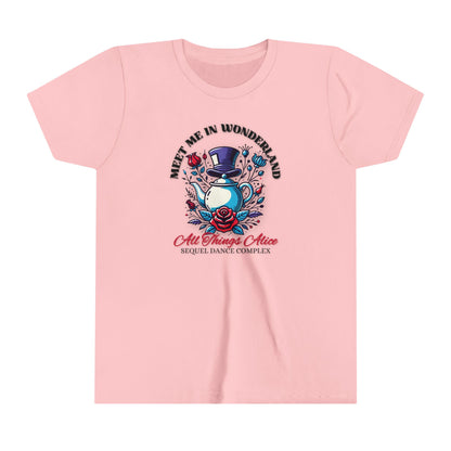 Meet Me In Wonderland -- Youth Short Sleeve Tee