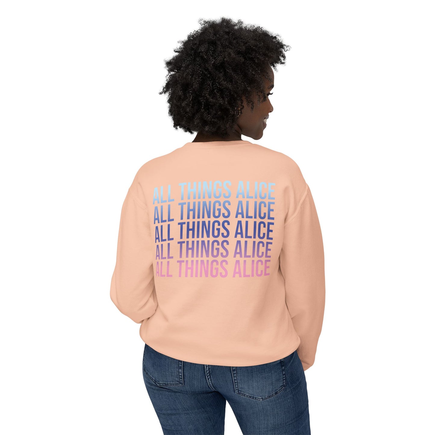 Bubblegum queen Comfort Colors Unisex Lightweight Crewneck Sweatshirt