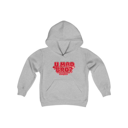 You Mad Bro? - Youth Heavy Blend Hooded Sweatshirt