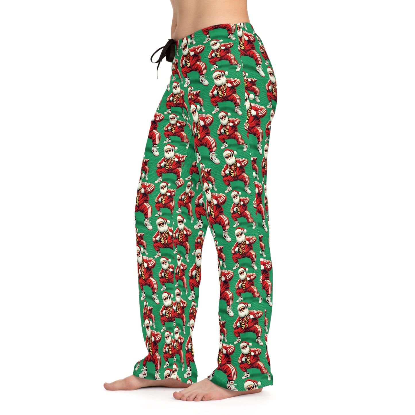 90s Hip Hop Santa Christmas Women's Pajama Pants