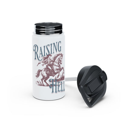 Raising Hell - Stainless Steel Water Bottle, Standard Lid