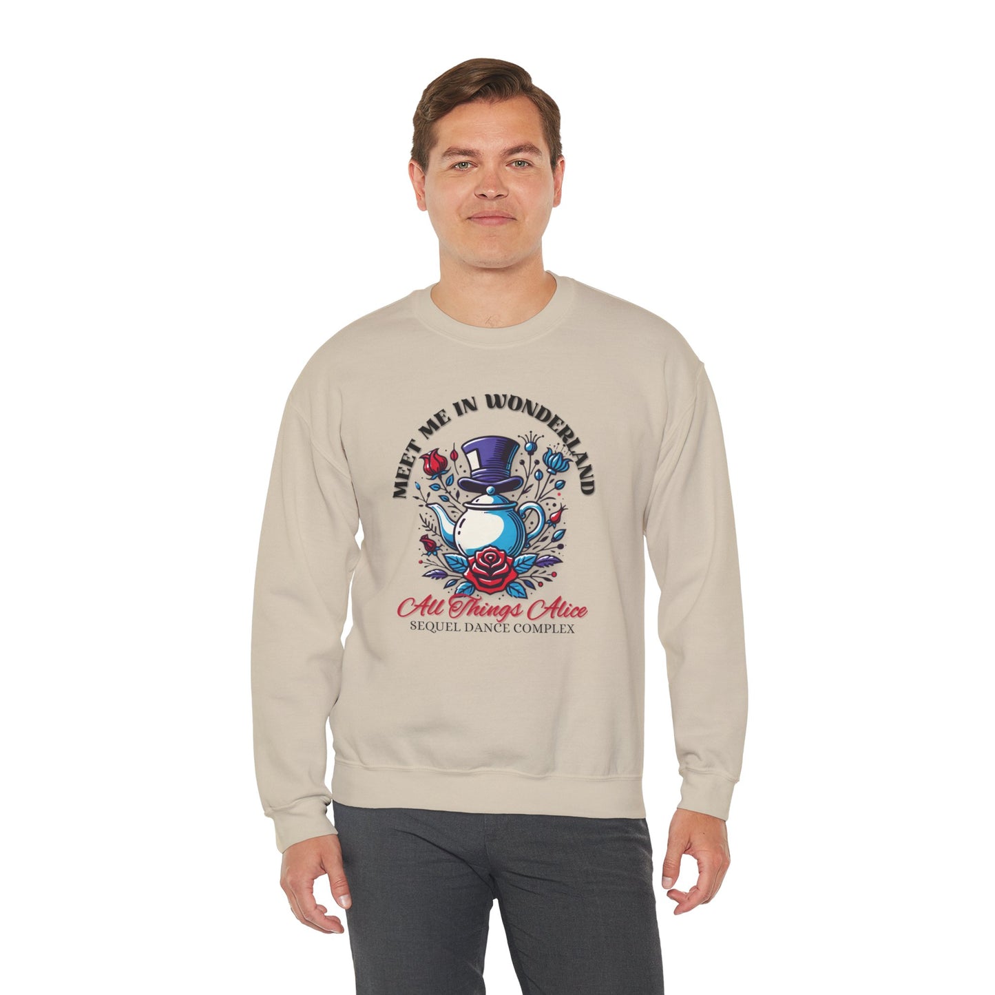 Meet Me In Wonderland - Gildan 18000 Sweatshirt