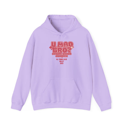 You Mad Bro? - All Things Alice - Unisex Heavy Blend™ Hooded Sweatshirt