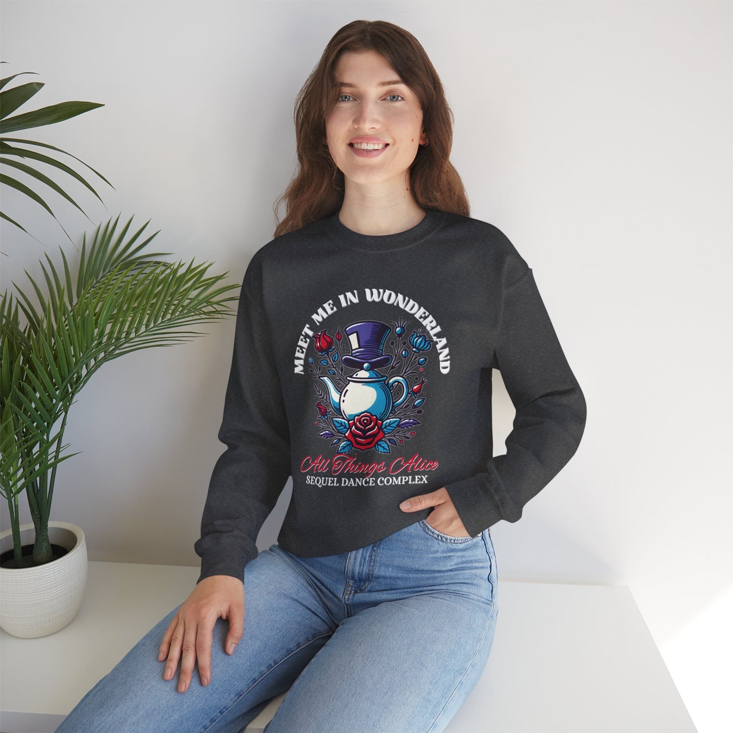 Meet Me In Wonderland - Gildan 18000 Sweatshirt