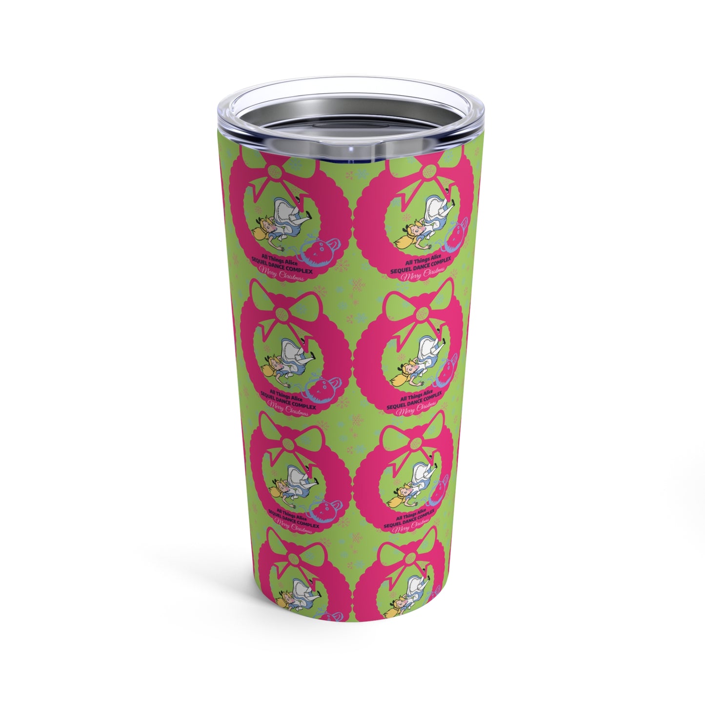 Alice Christmas Tumbler 20oz