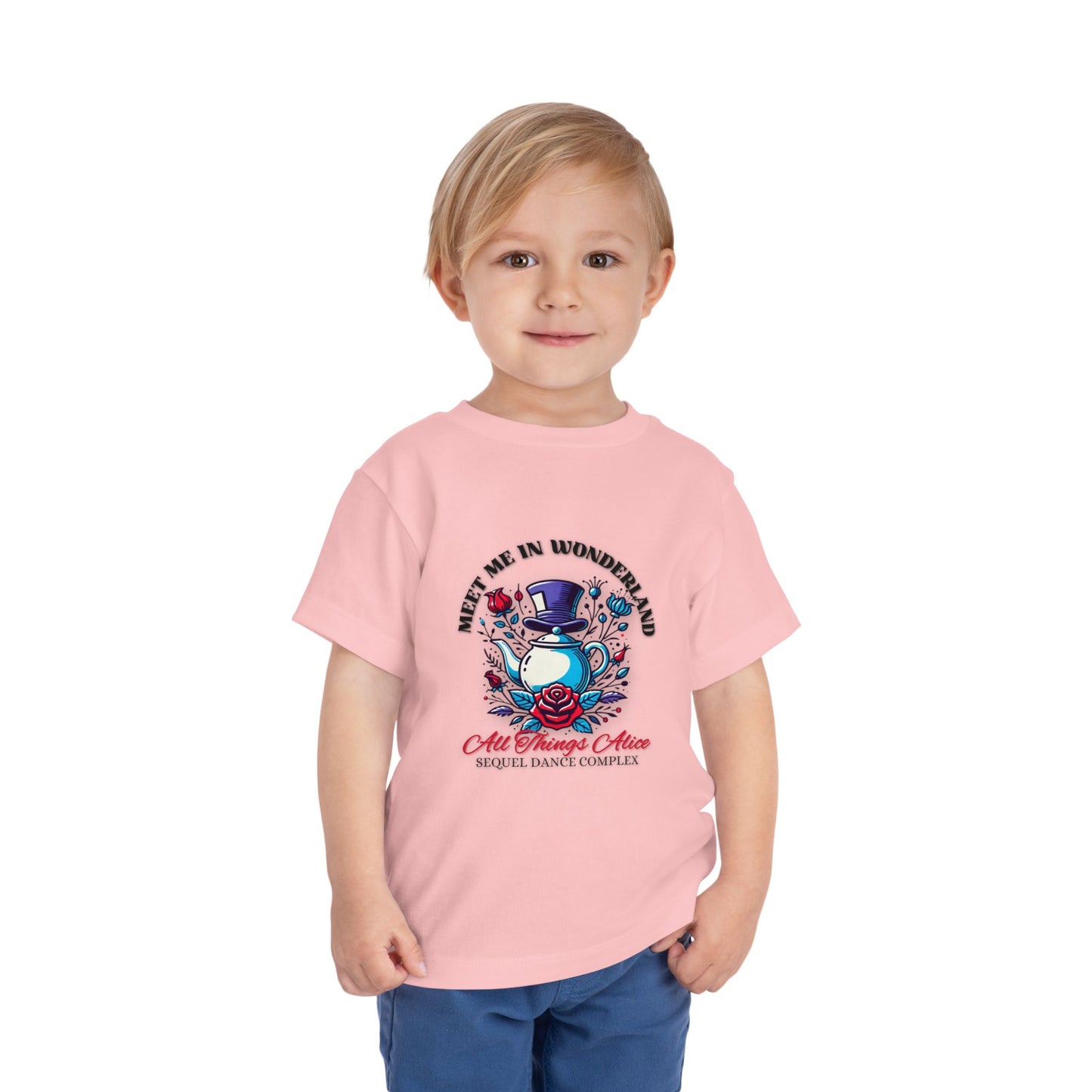 Meet Me In Wonderland - Toddler Short Sleeve Tee