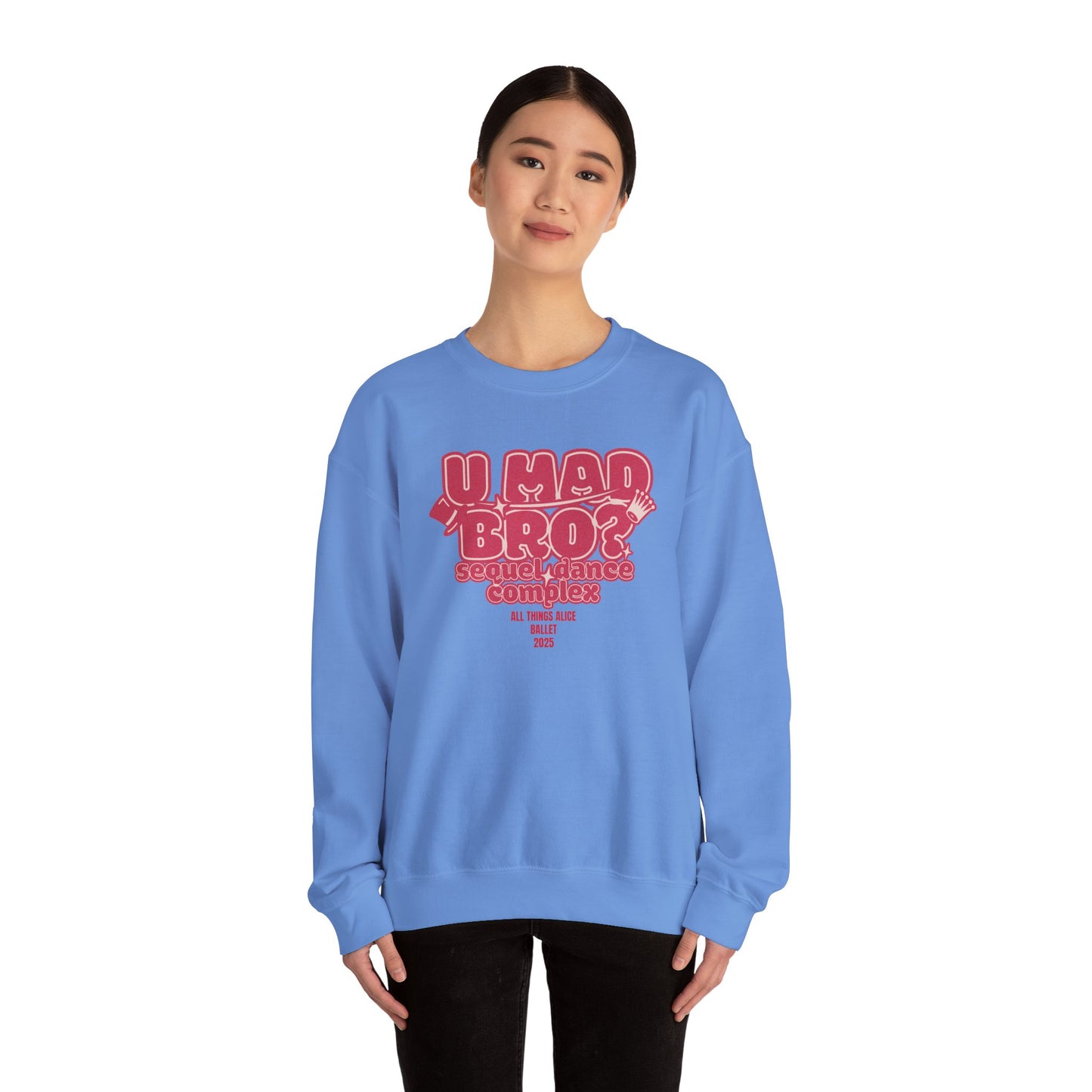 You Mad Bro? - All Things Alice - Unisex Heavy Blend™ Crewneck Sweatshirt