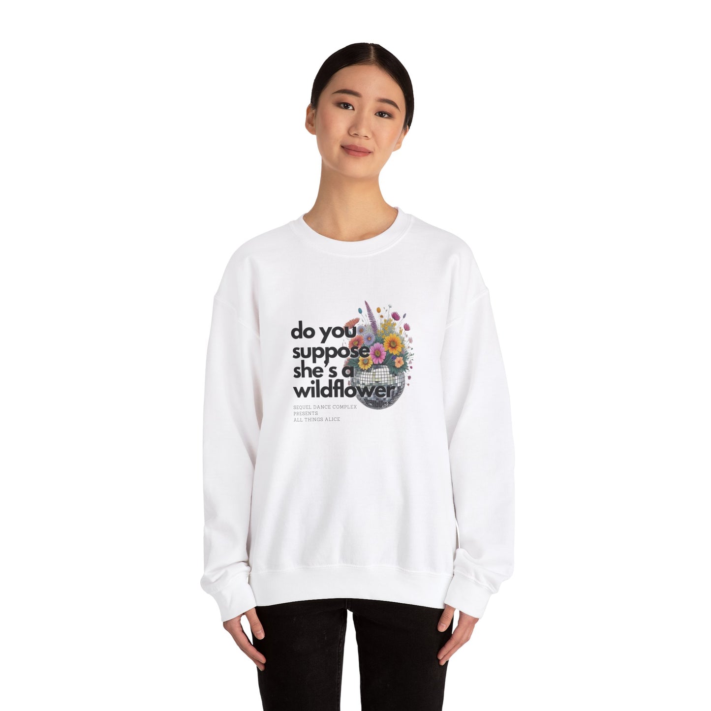 Wildflower Disco Flowers - Sweatshirt -  Unisex Ultra Cotton