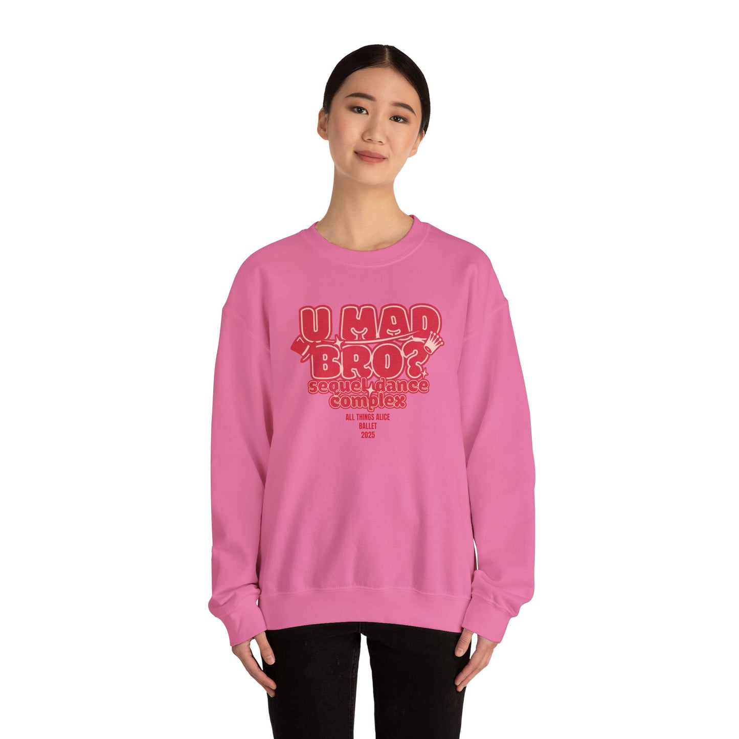 You Mad Bro? - All Things Alice - Unisex Heavy Blend™ Crewneck Sweatshirt