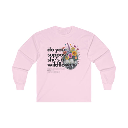 Wildflower Disco Flowers - Long Sleeve Tee - Unisex Ultra Cotton