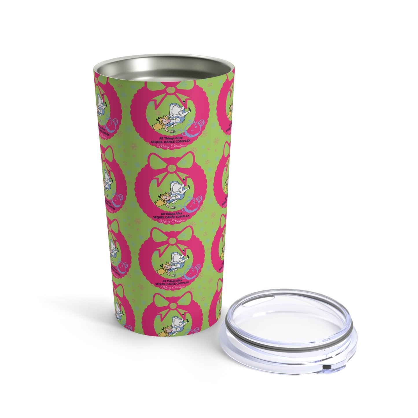 Alice Christmas Tumbler 20oz