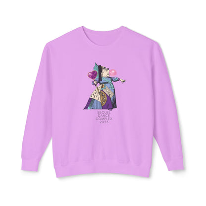 Bubblegum queen Comfort Colors Unisex Lightweight Crewneck Sweatshirt