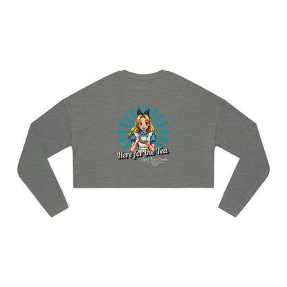 Here for the Tea - Women's Cropped Sweatshirt