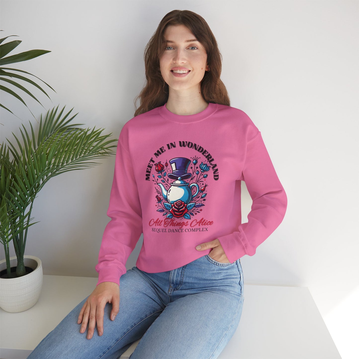 Meet Me In Wonderland - Gildan 18000 Sweatshirt