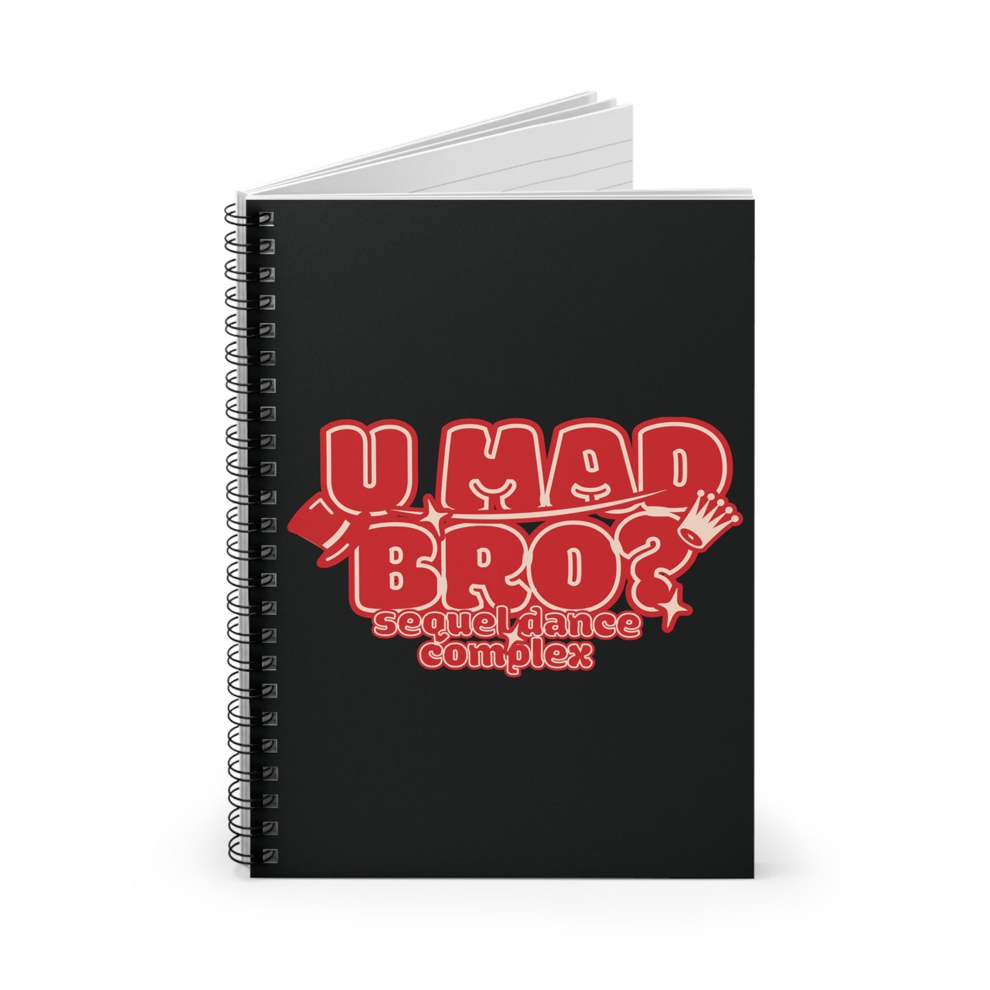 U Mad Bro? - Spiral Notebook - Ruled Line