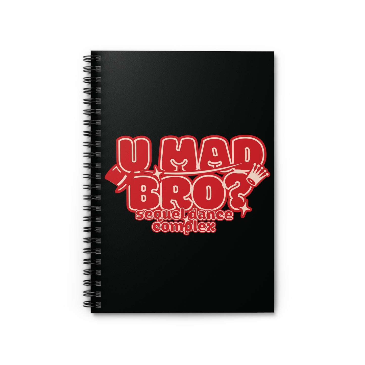 U Mad Bro? - Spiral Notebook - Ruled Line