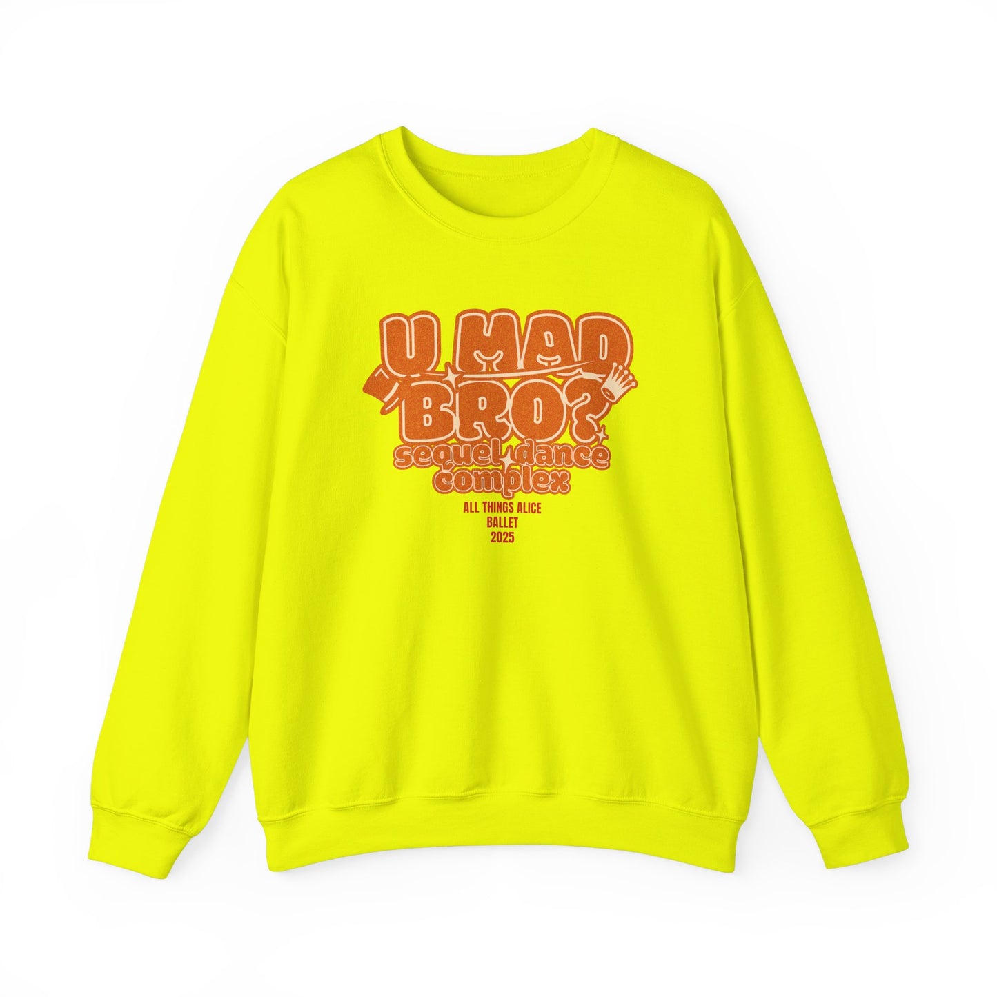 You Mad Bro? - All Things Alice - Unisex Heavy Blend™ Crewneck Sweatshirt