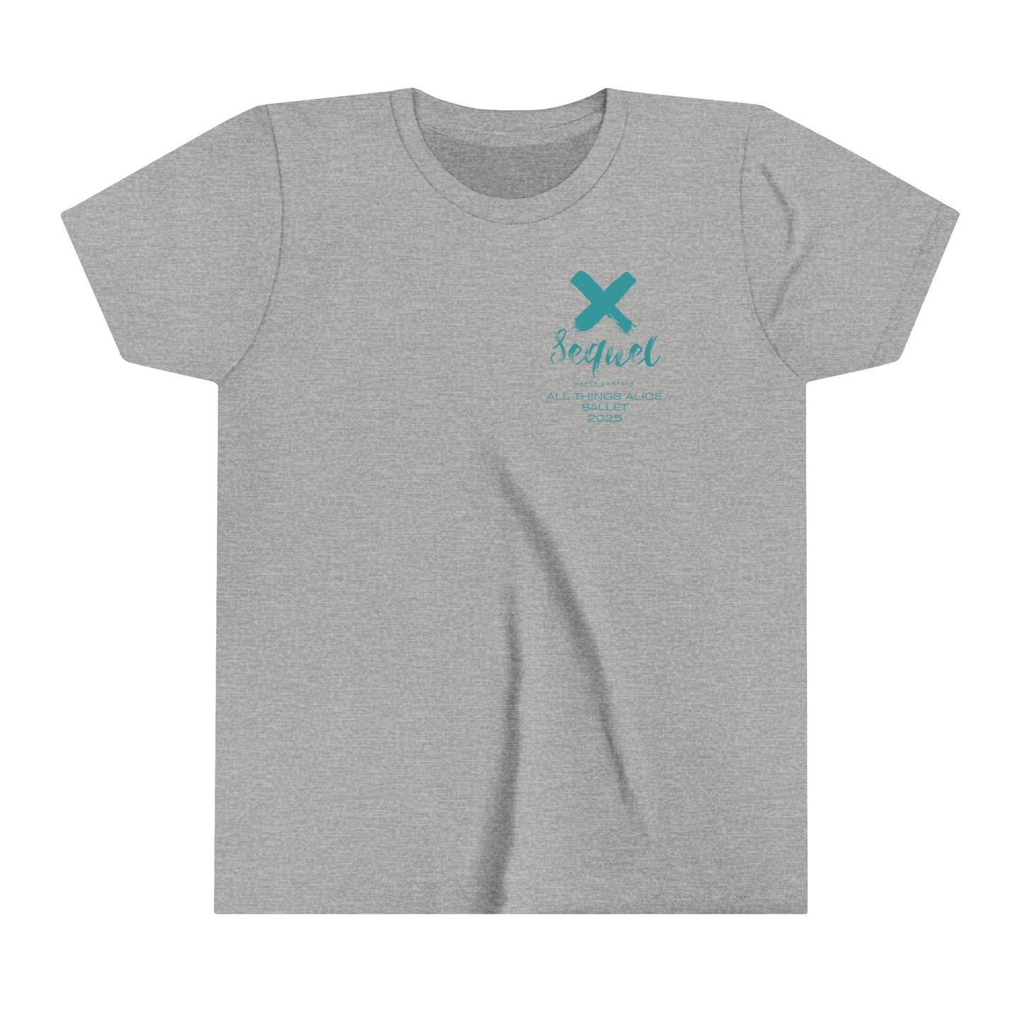 Here for the Tea Back Imprint with small left chest logo-- Youth Short Sleeve Tee