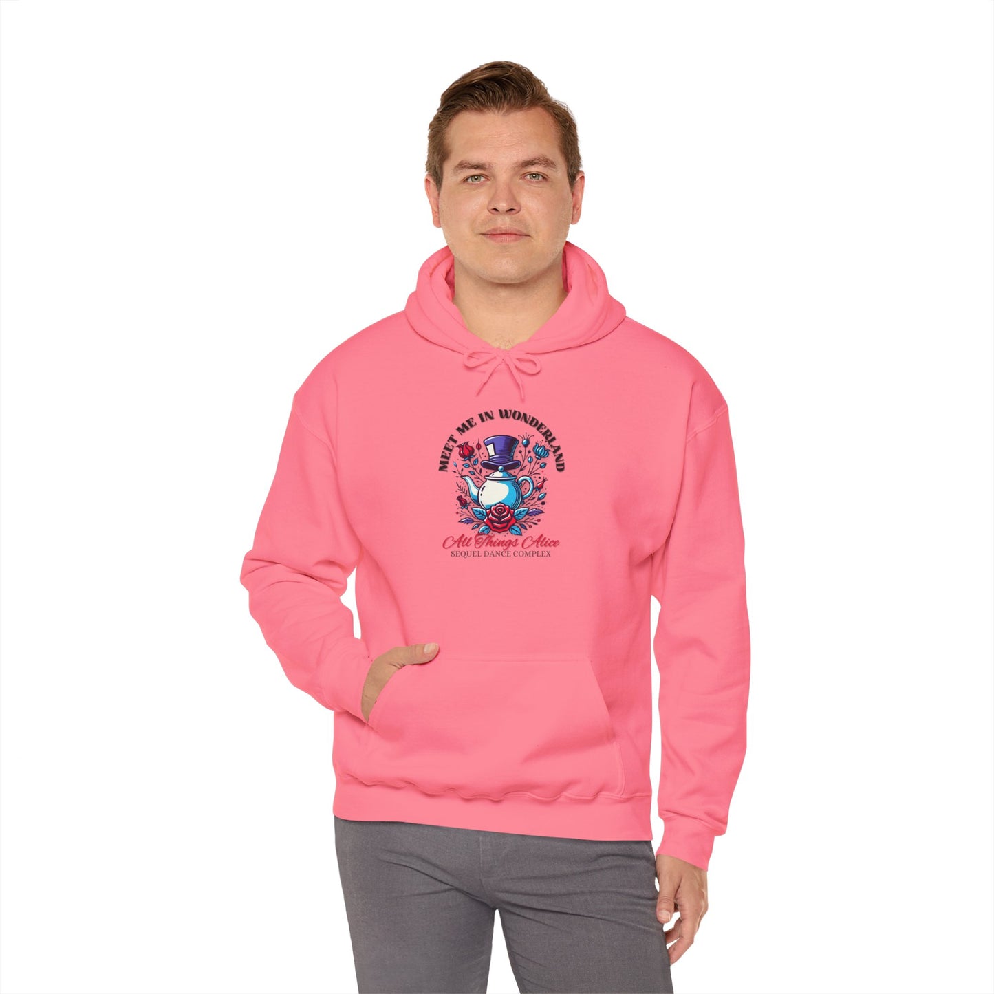 All Things Alice - Meet Me In Wonderland - Unisex Heavy Blend™ Hooded Sweatshirt