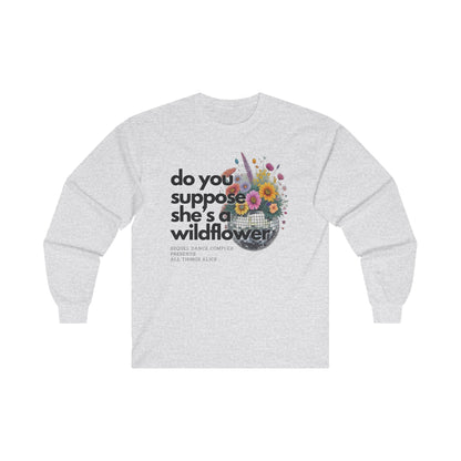 Wildflower Disco Flowers - Long Sleeve Tee - Unisex Ultra Cotton