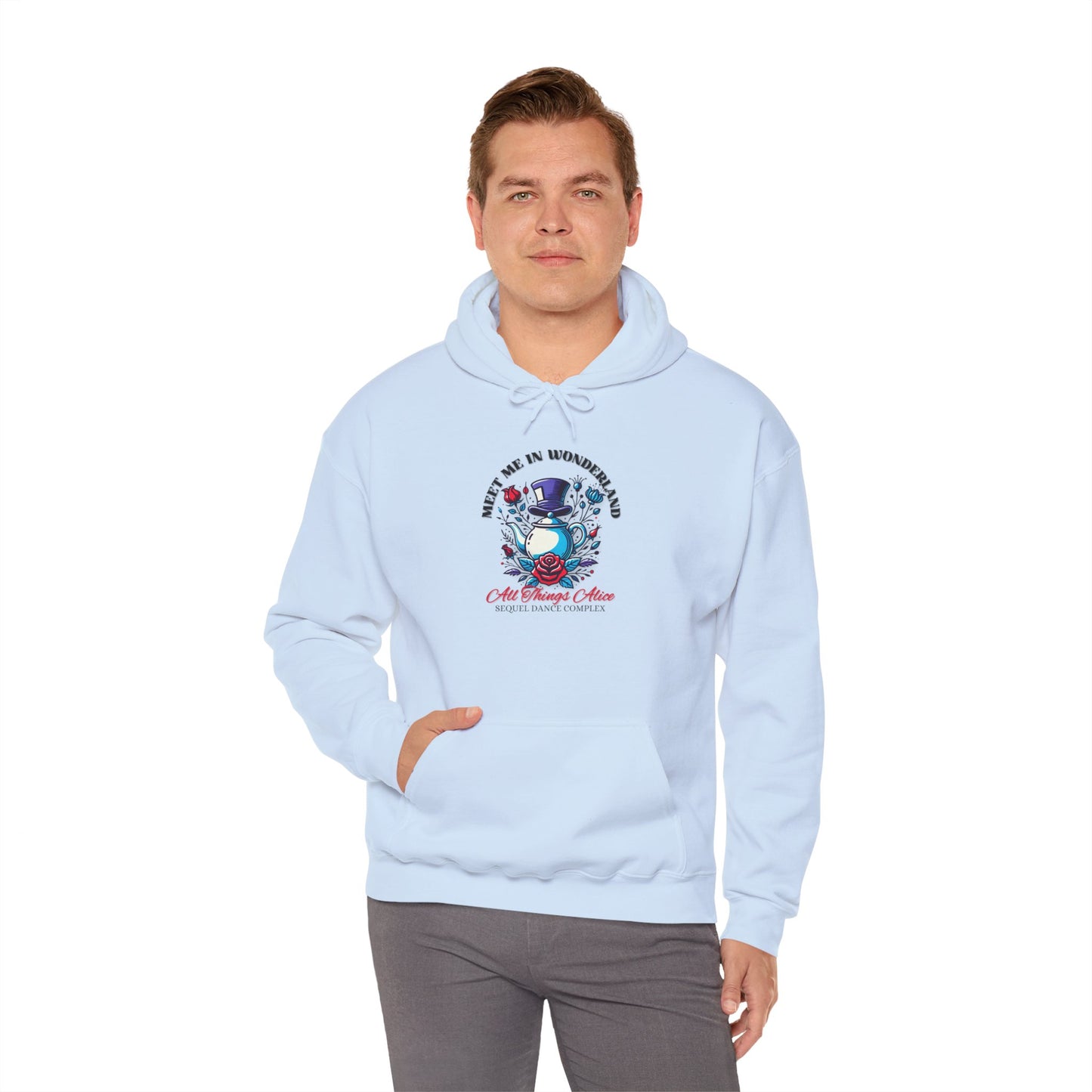 All Things Alice - Meet Me In Wonderland - Unisex Heavy Blend™ Hooded Sweatshirt