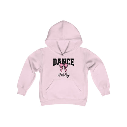 Personalized Dance Coquette Bow Hoodie