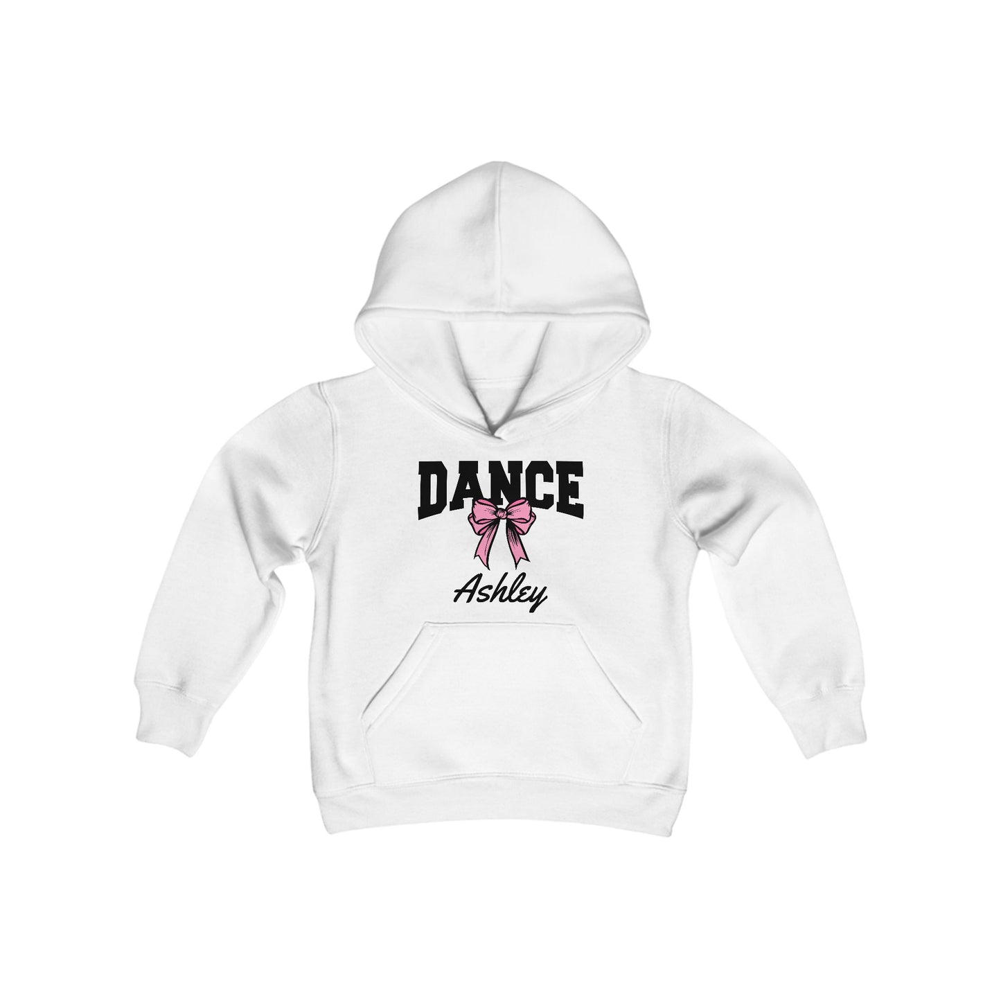 Personalized Dance Coquette Bow Hoodie