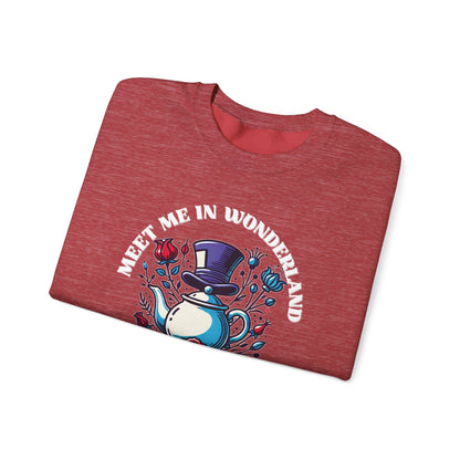 Meet Me In Wonderland - Gildan 18000 Sweatshirt