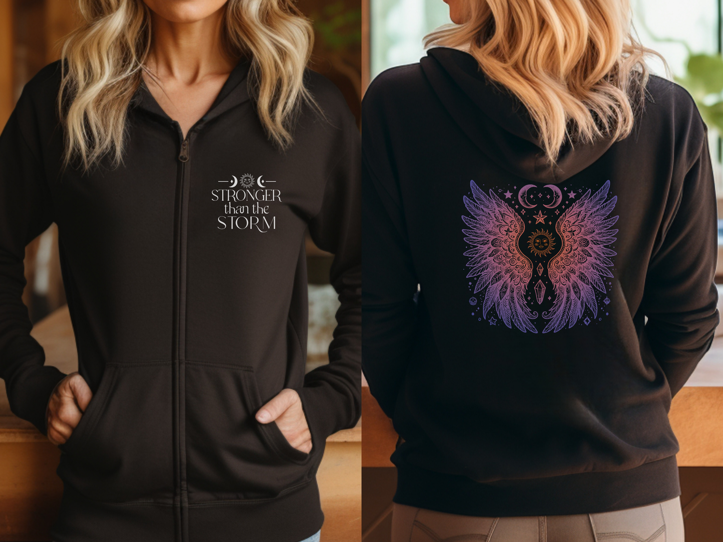 Stronger than the Storm Full Zip Hoodie