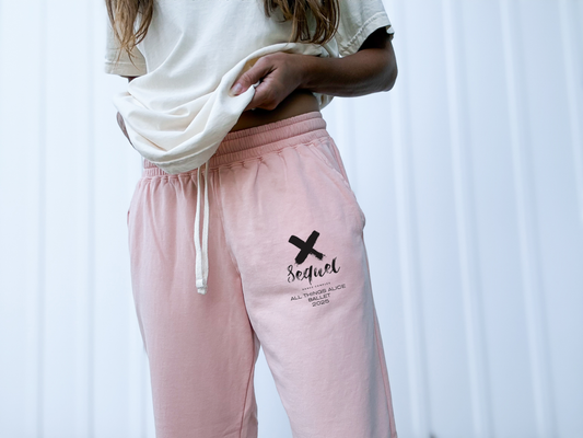 Sequel Alice Logo - Comfort Colors Unisex Garment-Dyed Lightweight Fleece Sweatpants