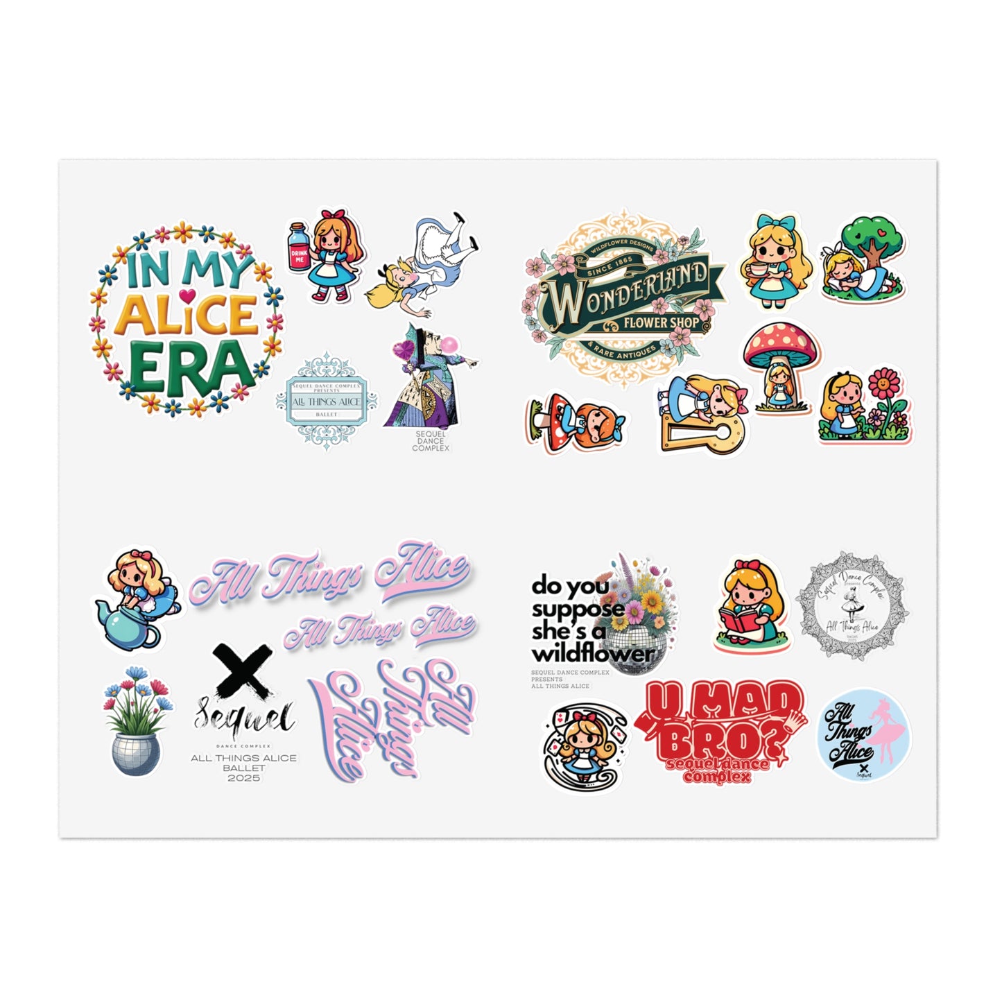 All Things Alice - Sticker Sheets