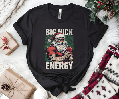 Big Nick Energy Santa Shirt