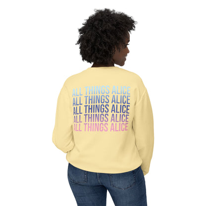 Bubblegum queen Comfort Colors Unisex Lightweight Crewneck Sweatshirt