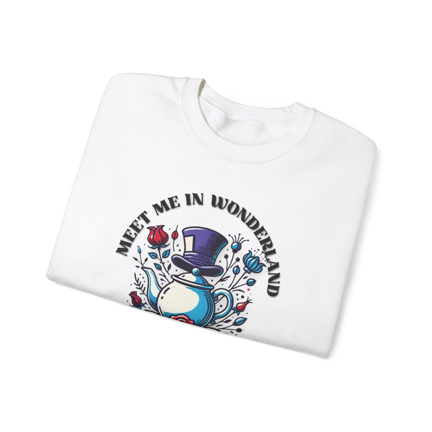 Meet Me In Wonderland - Gildan 18000 Sweatshirt