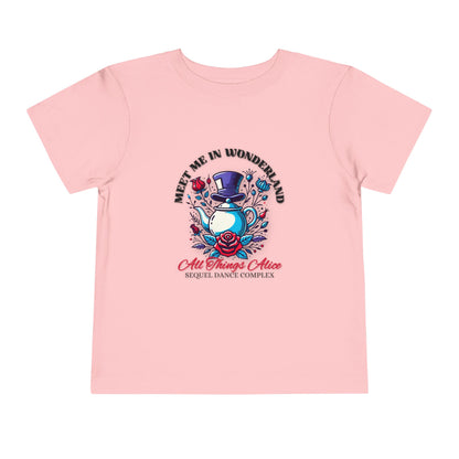 Meet Me In Wonderland - Toddler Short Sleeve Tee