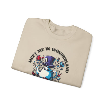 Meet Me In Wonderland - Gildan 18000 Sweatshirt