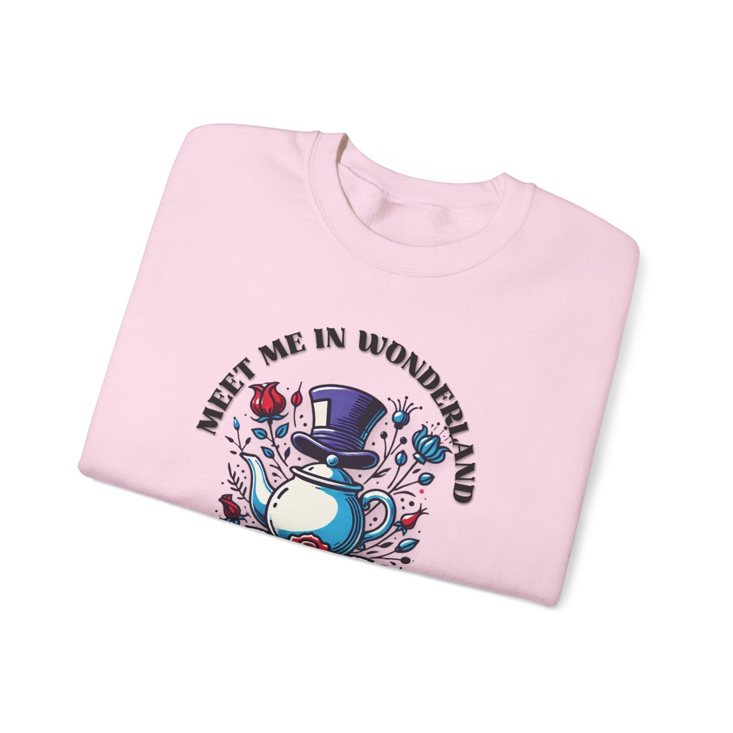 Meet Me In Wonderland - Gildan 18000 Sweatshirt