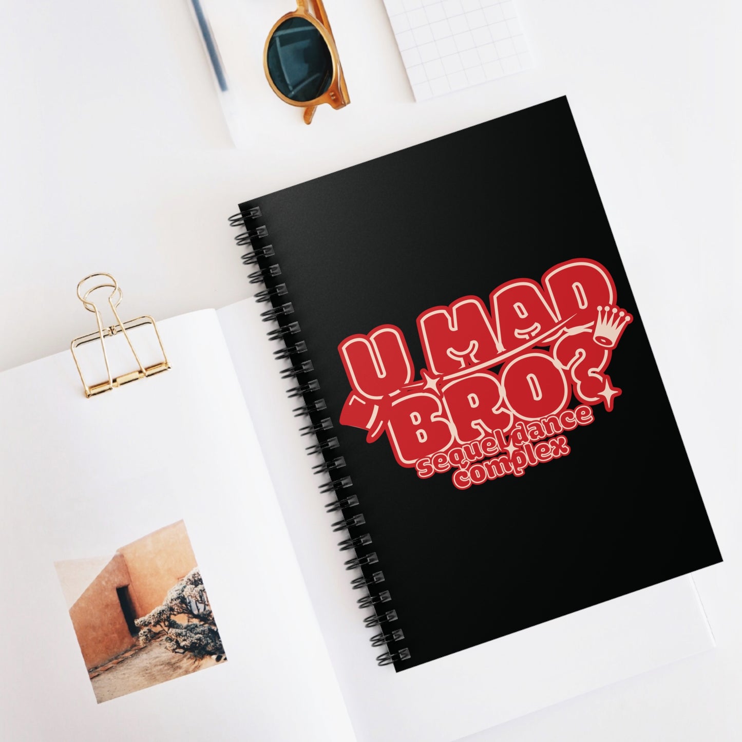 U Mad Bro? - Spiral Notebook - Ruled Line