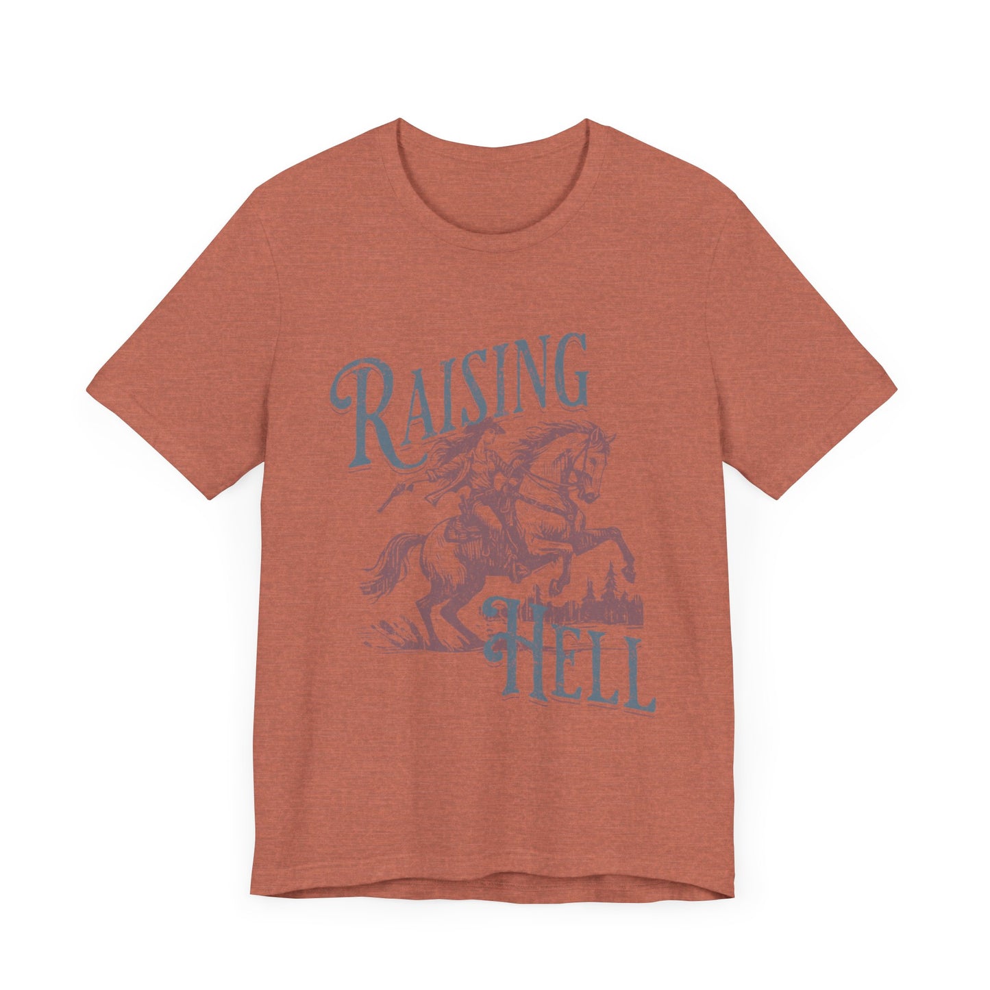 Raising Hell Cowgirl - Unisex Jersey Short Sleeve Tee