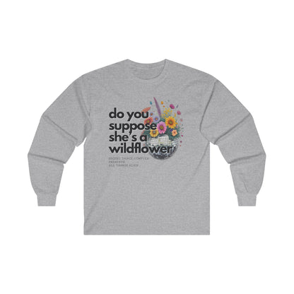 Wildflower Disco Flowers - Long Sleeve Tee - Unisex Ultra Cotton