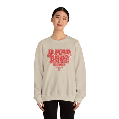 You Mad Bro? - All Things Alice - Unisex Heavy Blend™ Crewneck Sweatshirt